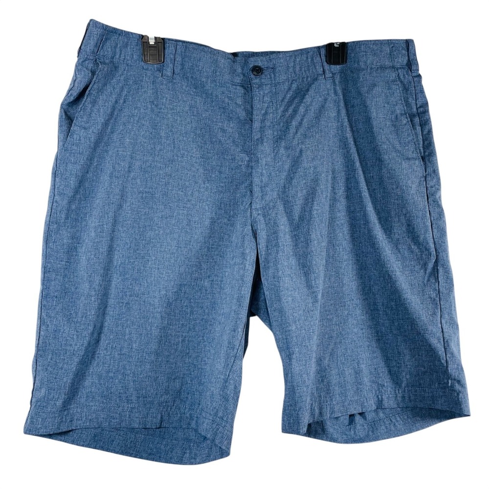 Ben‎ Hogan Size 42 Men Performance Shorts Golf Activewear Blue Flat Front